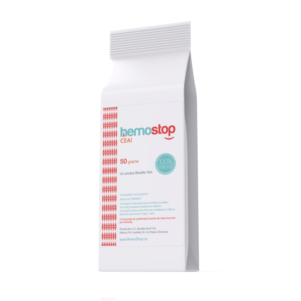 Ceai pentru hemoroizi, HemoStop, 50gr, cu efect antiinflamator, tonic venos, antioxidant - Image 5