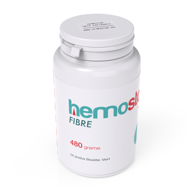 Fibre HemoStop cu efect in 24h pentru constipatie, balonare, hemoroizi, 480g - Image 4