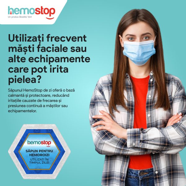 Pachet de sapunuri pentru hemoroizi, HemoStop® pentru dimineata, zi si noapte, 3x100g - Image 16