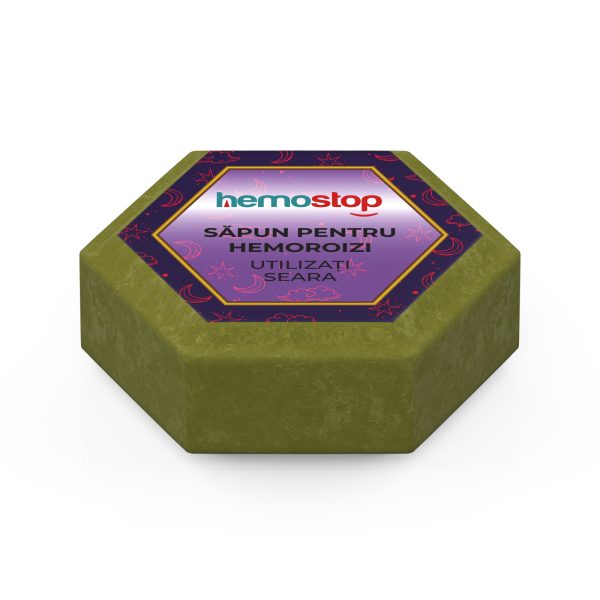 Pachet de sapunuri pentru hemoroizi, HemoStop® pentru dimineata, zi si noapte, 3x100g - Image 3