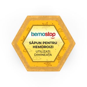 Sapun pentru hemoroizi, HemoStop® pentru dimineata, cu efect calmant, antiinflamator, cicatrizant, 100g