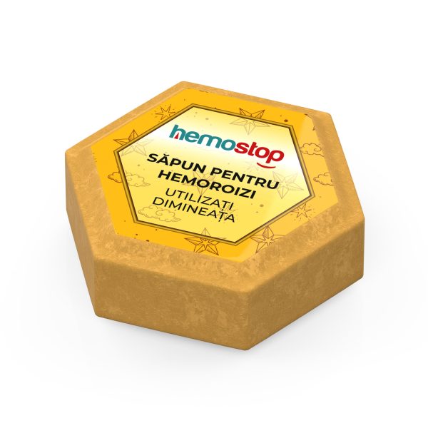 Sapun pentru hemoroizi, HemoStop® pentru dimineata, cu efect calmant, antiinflamator, cicatrizant, 100g - Image 4