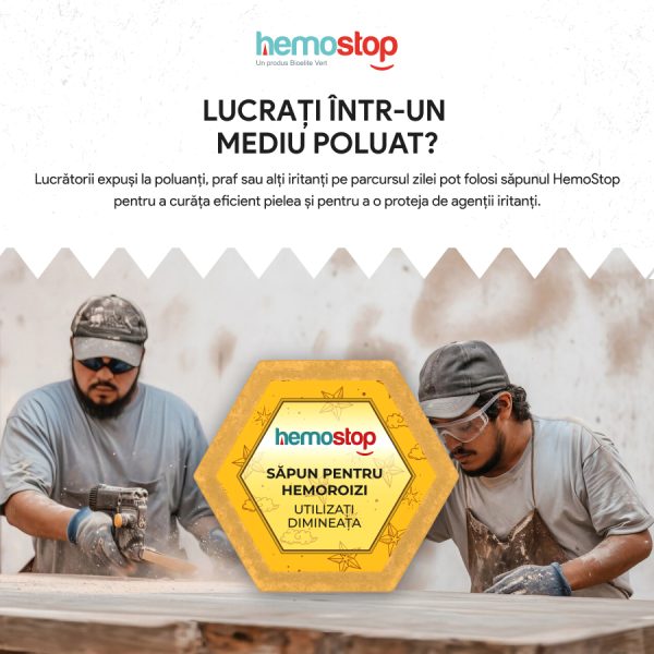 Sapun pentru hemoroizi, HemoStop® pentru dimineata, cu efect calmant, antiinflamator, cicatrizant, 100g - Image 11