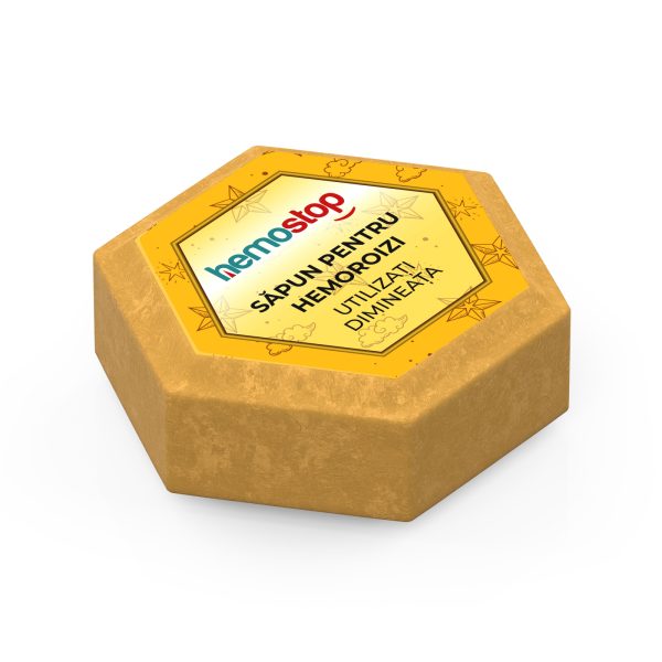 Sapun pentru hemoroizi, HemoStop® pentru dimineata, cu efect calmant, antiinflamator, cicatrizant, 100g - Image 5
