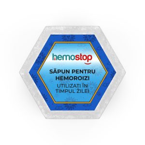 Sapun pentru hemoroizi, HemoStop® pentru utilizare in cursul zilei, hidratare intensa si regenerare celulara, 100g